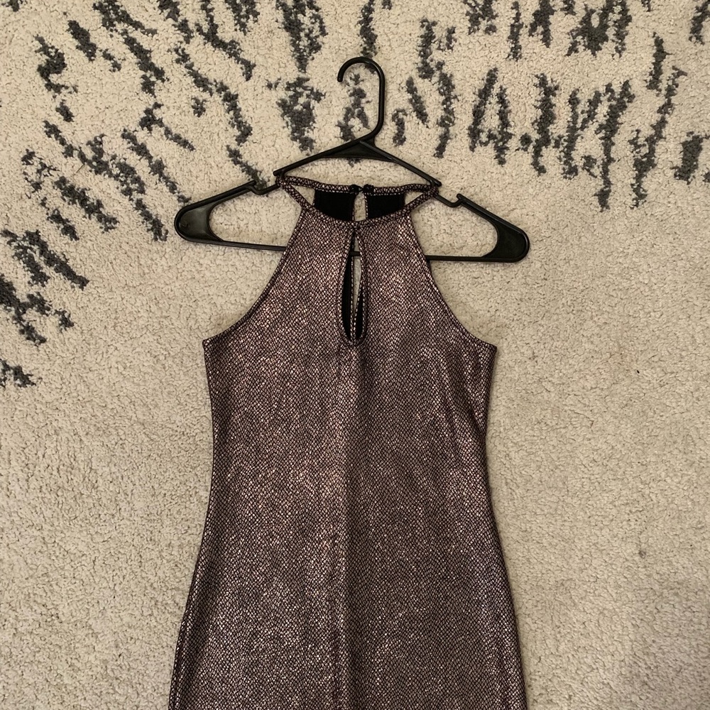Metallic dress